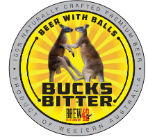 Bucks Bitter beer label